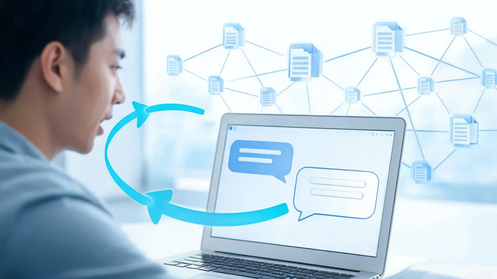 Conversational agent querying knowledge graph